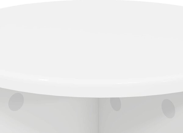 VidaXL Növényállvány 2 pcs Fehér Ø40 x 40 cm Szerelt Fa