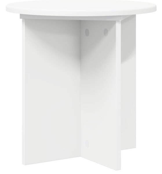 VidaXL Növényállvány 2 pcs Fehér Ø40 x 40 cm Szerelt Fa