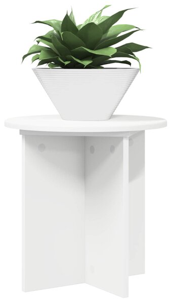 VidaXL Növényállvány 2 pcs Fehér Ø40 x 40 cm Szerelt Fa