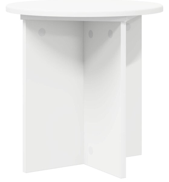 VidaXL Növényállvány 2 pcs Fehér Ø40 x 40 cm Szerelt Fa