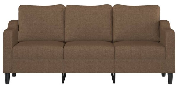 3 személyes barna szövetkanapé 180 cm