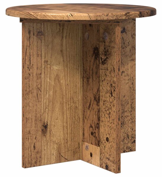 Növényállvány 2 db Antik Fa 40 x 40 x 40 cm Szerelt Fa