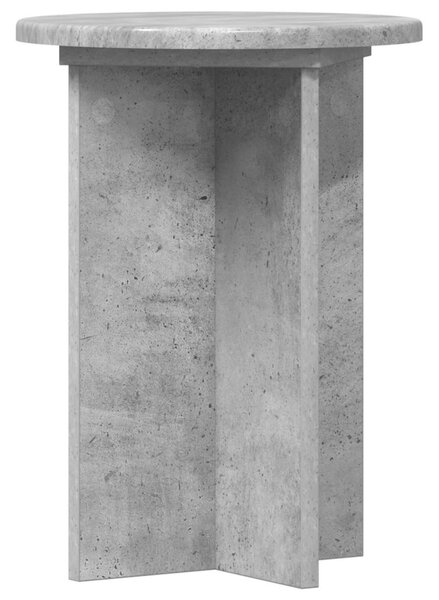 Növényállvány 2 db Betonszürke Ø29,5 x 40 cm Szerelt Fa