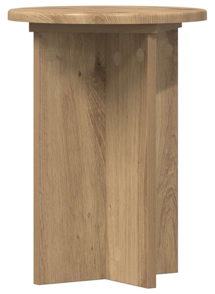 Növényállvány 2 db Kézműves Tölgy Ø29,5 x 40 cm Szerelt Fa