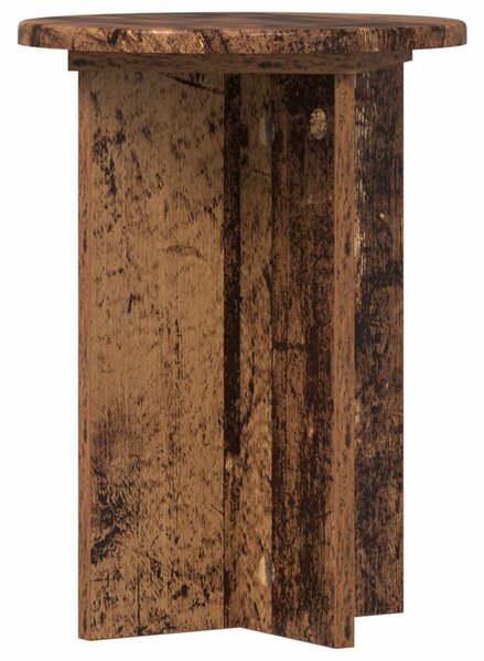 VidaXL Növényállvány 2 pcs Antik Fa Ø29,5 x 40 cm Szerelt Fa