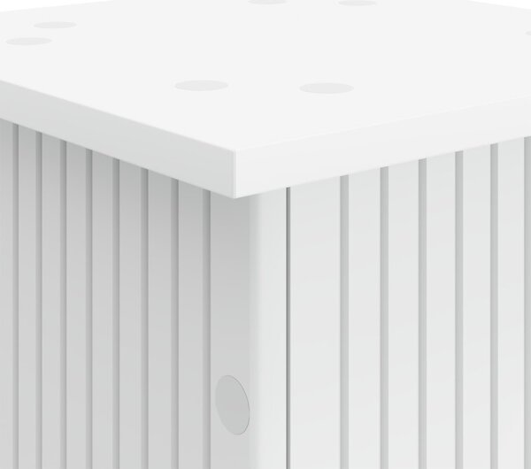 VidaXL Növényállvány 2 pcs Fehér 30,5 x 30 x 60,5 cm Szerelt Fa