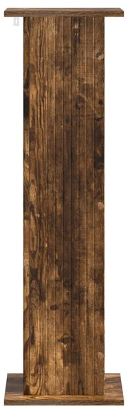 Növényállvány 2 db Füstös Tölgy 30,5 x 30 x 100,5 cm Szerelt Fa