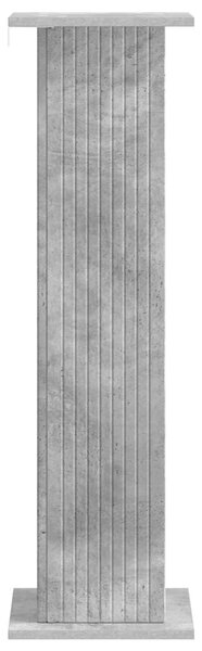 Növényállvány Betonszürke 30,5 x 30 x 100,5 cm Szerelt Fa