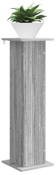 Növényállvány 2 db Szürke Sonoma 30,5 x 30 x 100,5 cm