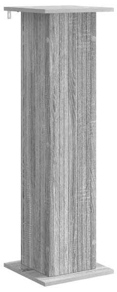 Növényállvány 2 db Szürke Sonoma 30,5 x 30 x 100,5 cm