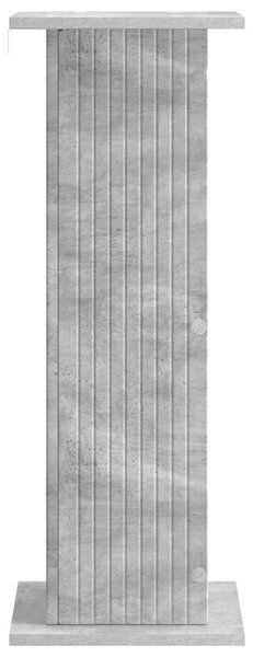 Növényállvány Betonszürke 30,5 x 30 x 80,5 cm Szerelt Fa