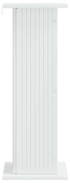 Növényállvány Magasfényű Fehér 30,5 x 30 x 80,5 cm Szerelt Fa