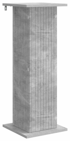 Növényállvány 2 db Betonszürke 30,5 x 30 x 80,5 cm Szerelt Fa