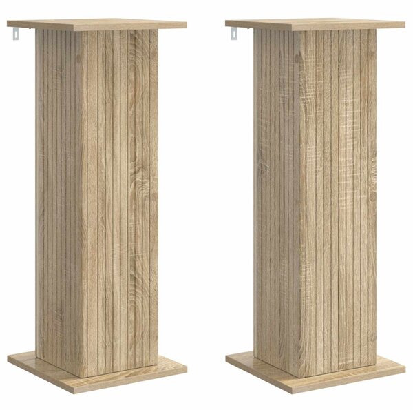 Növényállvány 2 db Sonoma Tölgy 30,5 x 30 x 80,5 cm Szerelt Fa