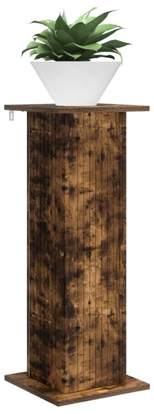 Növényállvány Füstös Tölgy 30,5 x 30 x 80,5 cm Szerelt Fa