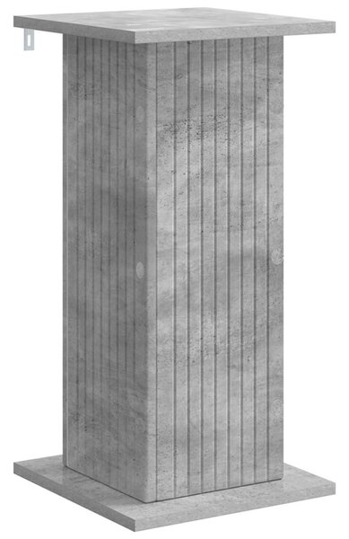 Növényállvány 2 db Betonszürke 30,5 x 30 x 60,5 cm Szerelt Fa