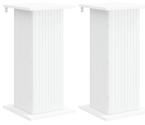 VidaXL Növényállvány 2 pcs Fehér 30,5 x 30 x 60,5 cm Szerelt Fa