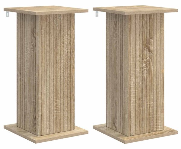 Növényállvány 2 db Sonoma Tölgy 30,5 x 30 x 60,5 cm Szerelt Fa