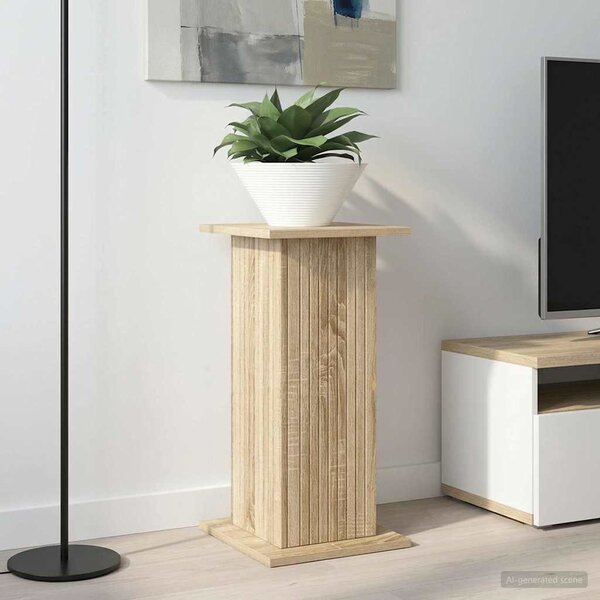 Növényállvány 2 db Sonoma Tölgy 30,5 x 30 x 60,5 cm Szerelt Fa