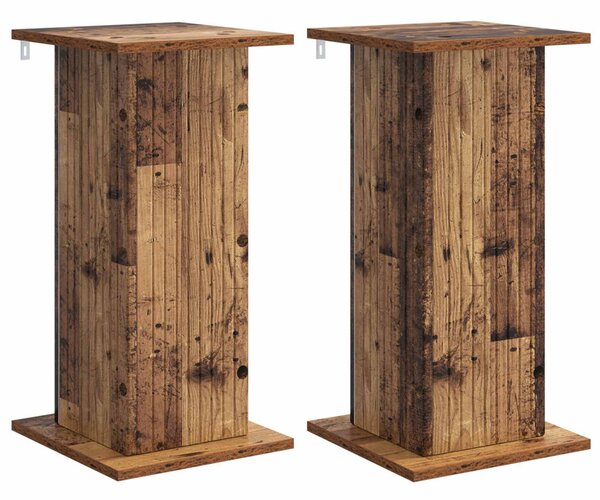 Növényállvány 2 db Antik Fa 30,5 x 30 x 60,5 cm Szerelt Fa