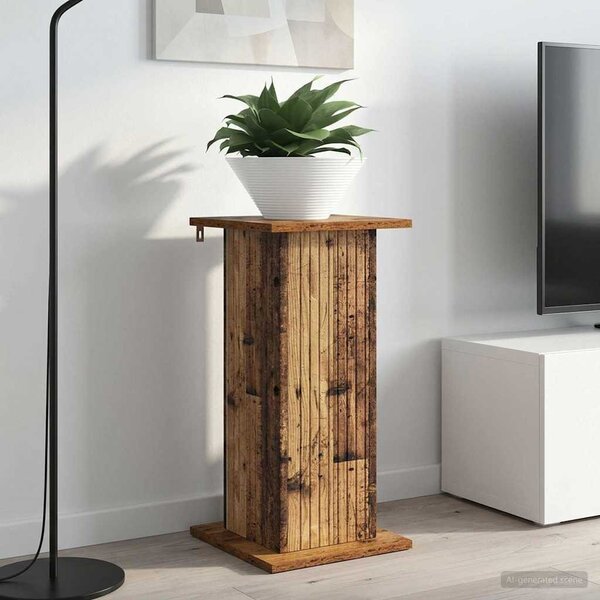 Növényállvány 2 db Antik Fa 30,5 x 30 x 60,5 cm Szerelt Fa