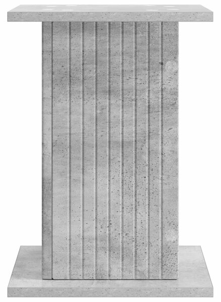 Növényállvány Betonszürke 30,5 x 30 x 43 cm Szerelt Fa