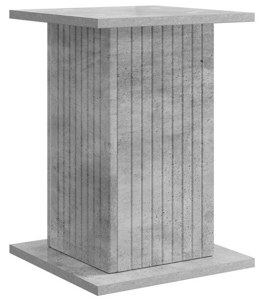 Növényállvány Betonszürke 30,5 x 30 x 43 cm Szerelt Fa