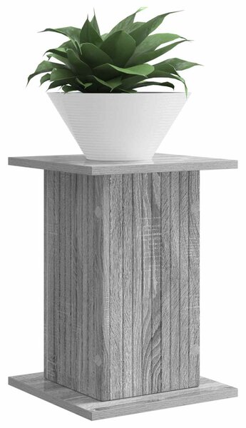 Növényállvány 2 db Szürke Sonoma 30,5 x 30 x 43 cm Szerelt Fa