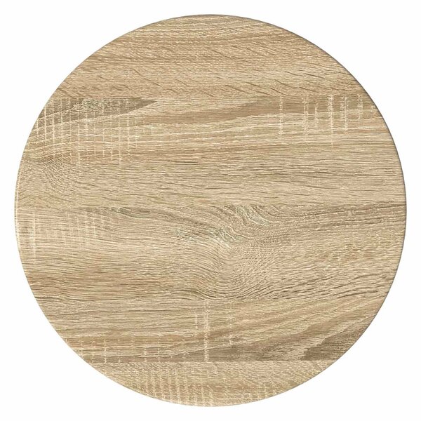 Oldalsó szekrény 2 pcs Sonoma tölgy Ø40 x 50 cm Mérnöki fa