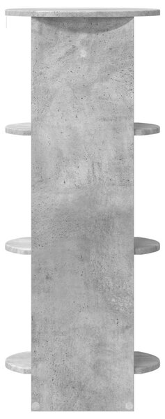 Oldalsó szekrény Beton Szürke 40 x 40 x 100 cm Mérnöki fa