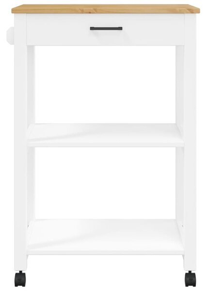 MONZA tömör fenyőfa konyhai kocsi 60 x 40 x 88,5 cm