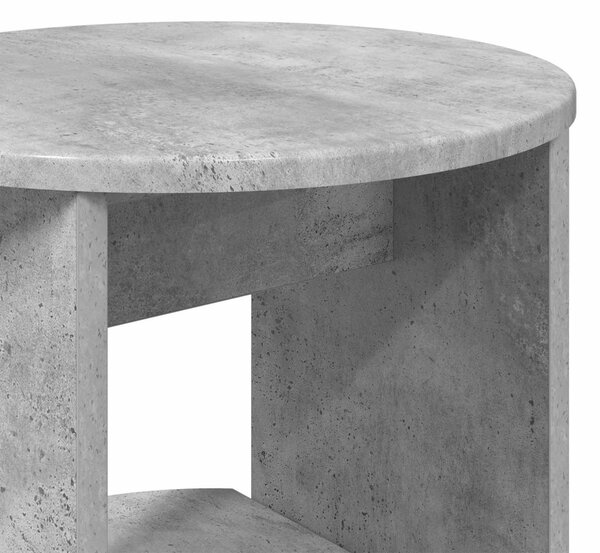Oldalsó szekrény Beton Szürke 40 x 40 x 100 cm Mérnöki fa