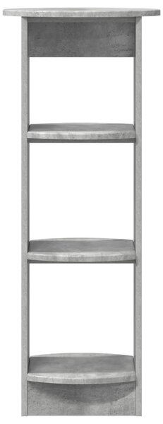 Oldalsó szekrény Beton Szürke 40 x 40 x 100 cm Mérnöki fa