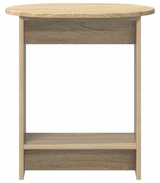 Oldal asztal Sonoma Tölgy 50 x 39,5 x 55 cm Szerelt Fa