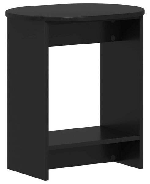 Oldal asztal Fekete 50 x 39,5 x 55 cm Szerelt Fa