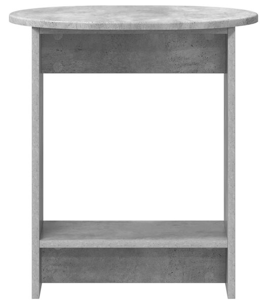 Oldal asztal Betonszürke 50 x 39,5 x 55 cm Szerelt Fa