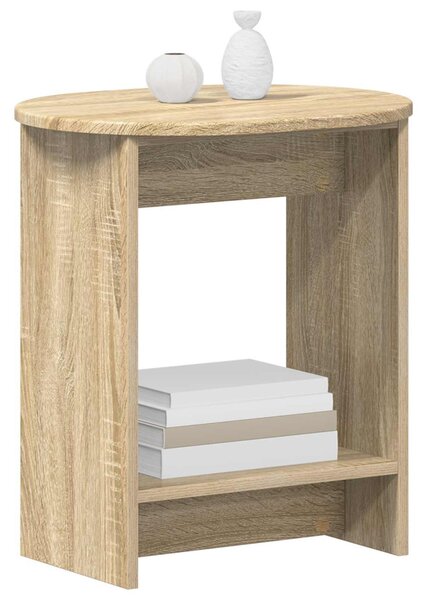 Oldal asztal Sonoma Tölgy 50 x 39,5 x 55 cm Szerelt Fa