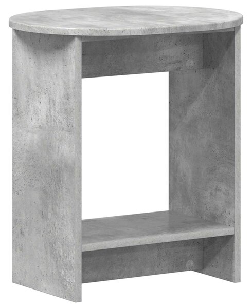 Oldal asztal Betonszürke 50 x 39,5 x 55 cm Szerelt Fa