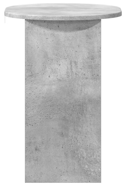 Oldal asztal Betonszürke 50 x 39,5 x 55 cm Szerelt Fa