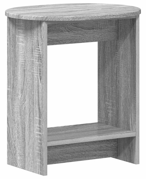 Oldal asztal Szürke Sonoma 50 x 39,5 x 55 cm Szerelt Fa