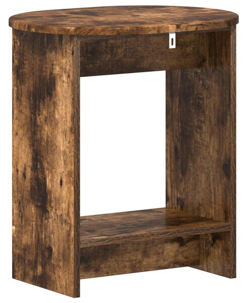 Oldal asztal Füstös Tölgy 50 x 39,5 x 55 cm Szerelt Fa