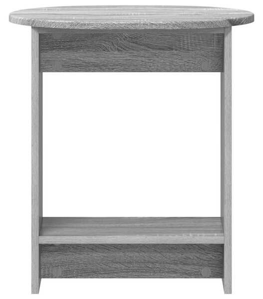 Oldal asztal Szürke Sonoma 50 x 39,5 x 55 cm Szerelt Fa