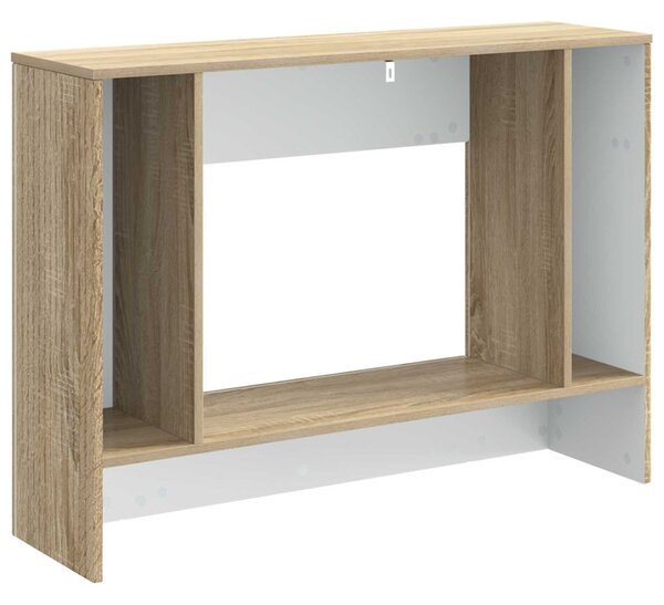 Konzolasztal Csíkos Sonoma tölgy 101 x 29 x 74 cm Mérnöki fa