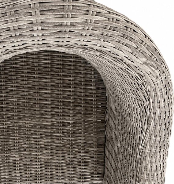 Avenberg DOLCE kerti rattan sarokgarnitúra, szürke