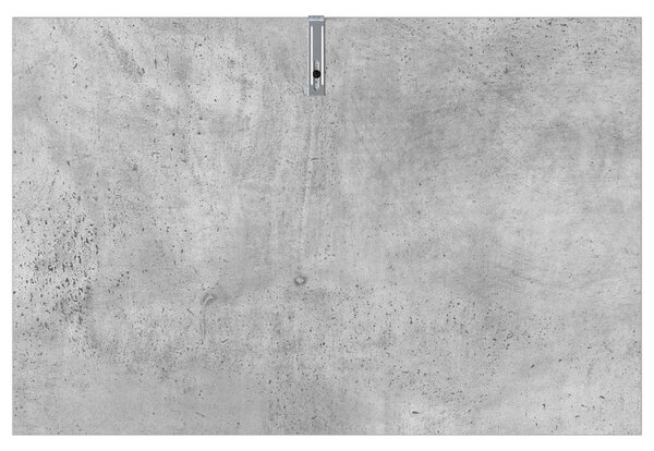 Oldal asztal Betonszürke 60 x 40 x 65 cm Szerelt Fa