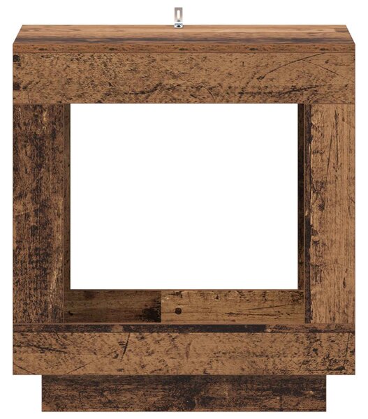 Oldal asztal Antik Fa 60 x 40 x 65 cm Szerelt Fa