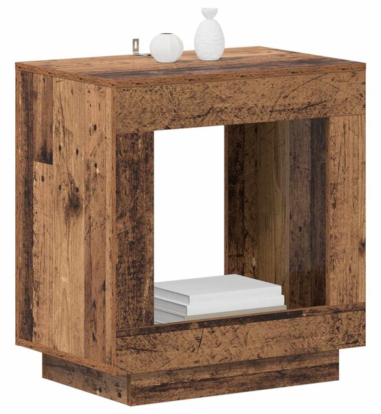 Oldal asztal Antik Fa 60 x 40 x 65 cm Szerelt Fa