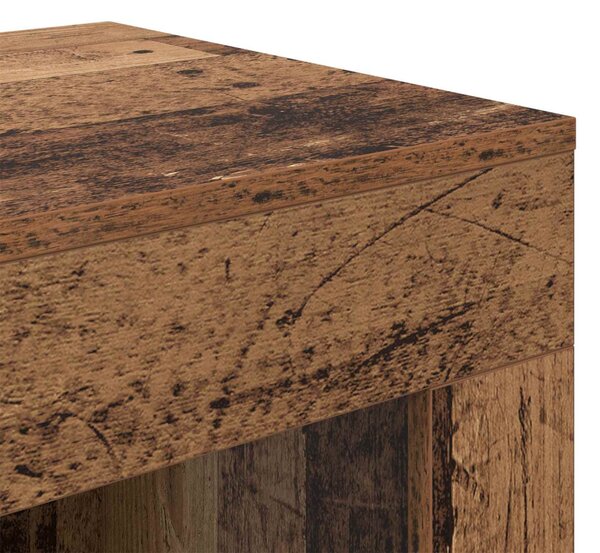 Oldal asztal Antik Fa 60 x 40 x 65 cm Szerelt Fa