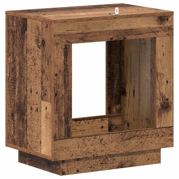 Oldal asztal Antik Fa 60 x 40 x 65 cm Szerelt Fa