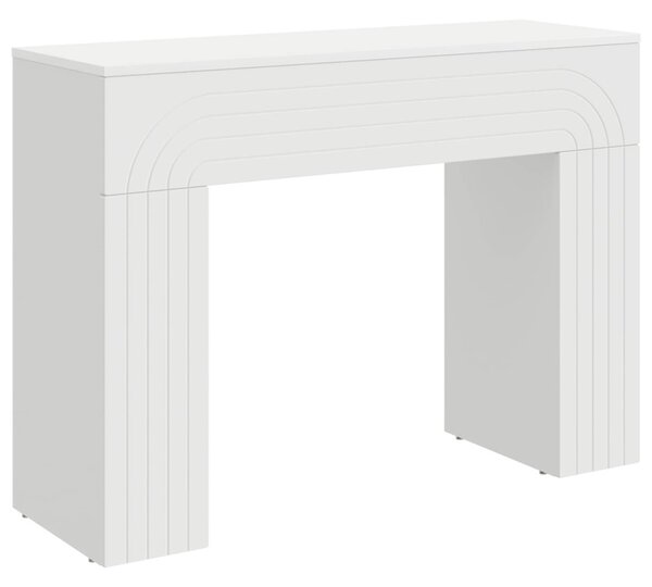 Dohányzóasztal Fehér 102 x 35 x 75 cm Szerelt Fa